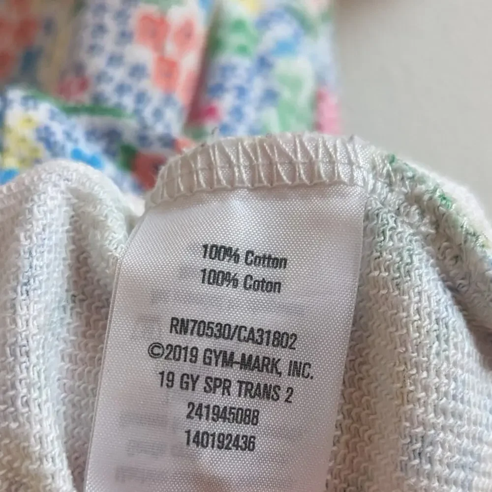 Gymboree Tunic Dress Girls Sz 2T Multi Colorful Floral